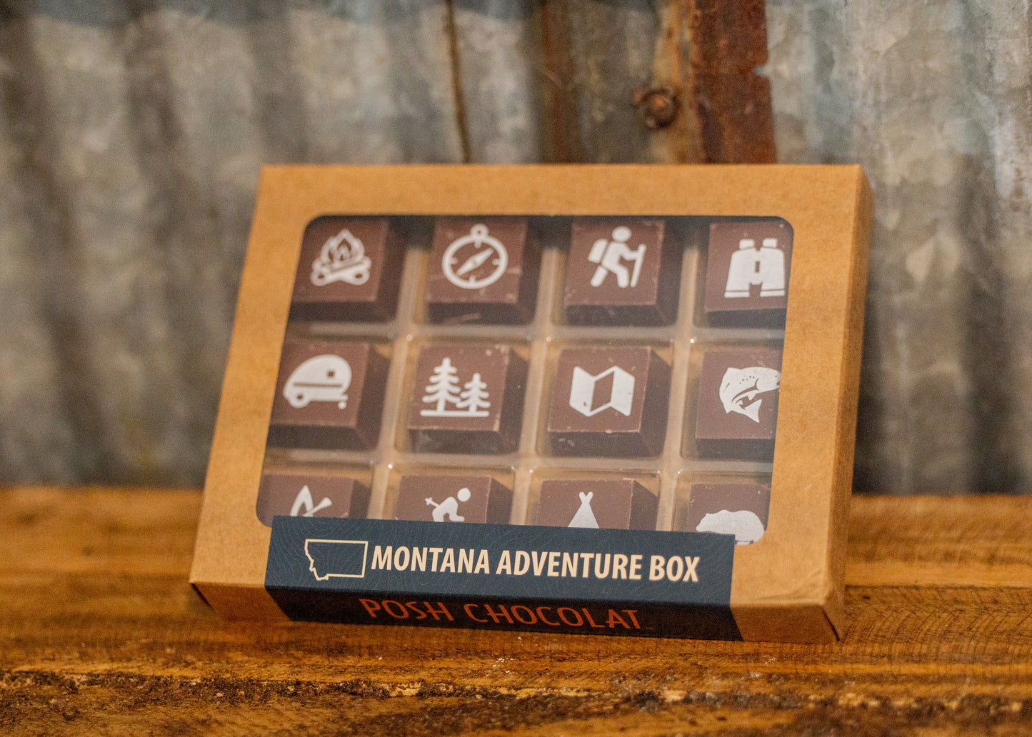 Montana Adventure Box - Milk Chocolate - Posh Chocolate