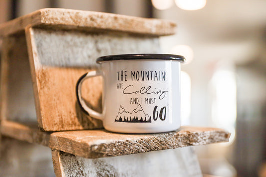 Mountains Ceramic Mug Corvidae