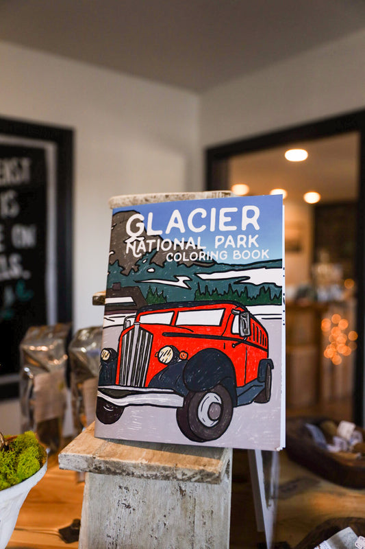 Glacier National Park Coloring Book - Corvidae