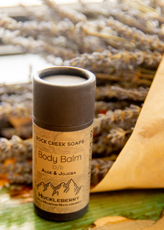 Huckleberry Body Balm - Rock Creek Soap