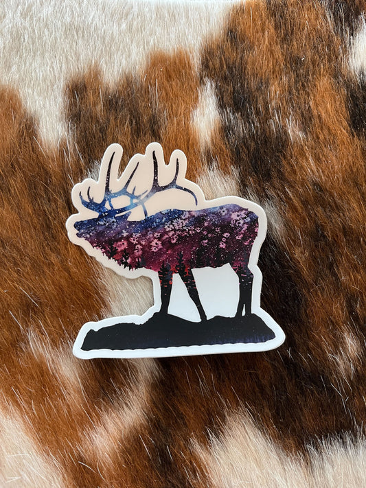 Elk Sticker Wildflower Paper Company