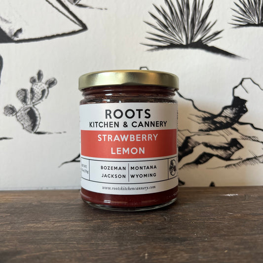 Strawberry Lemon Jam - Roots Kitchen & Cannery