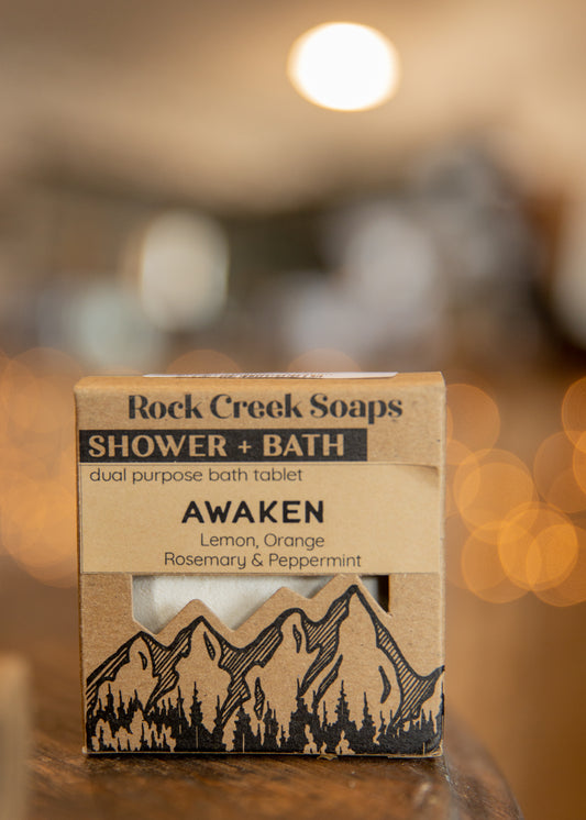 Shower Steamer- Awaken - Rock Creek Soap