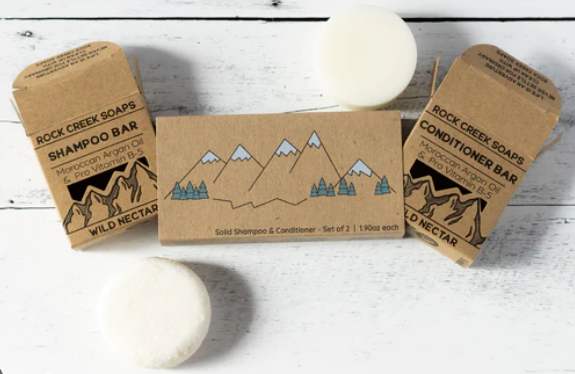 Shampoo and Conditioner Sampler Box - Rock Creek Soap