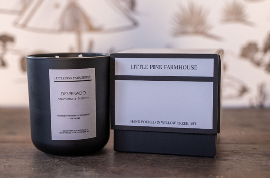 Desperado 3 Wick Candle - Little Pink Farmhouse