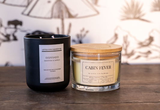 Cabin Fever 3 Wick Candle - Little Pink Farmhouse