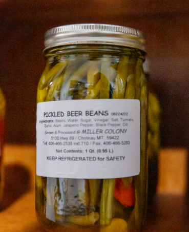 Miller Colony Pickled Beer Beans Canned Goods