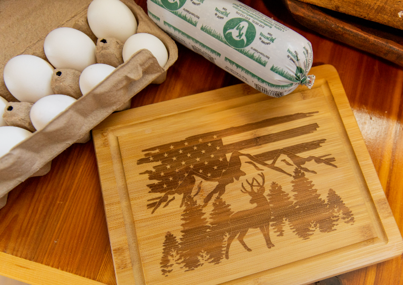 Deer Engraved Cutting Board - KLM