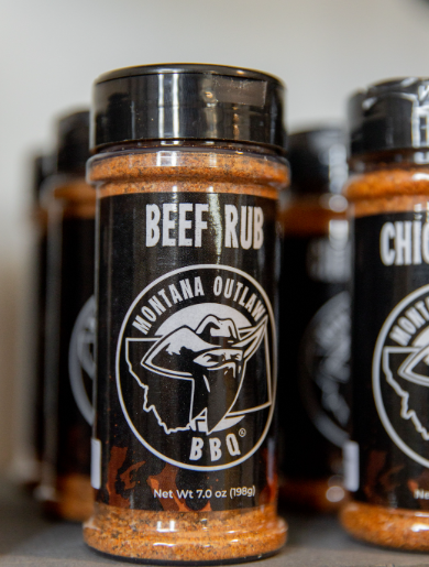 BBQ Beef Rub 7 oz -Montana Outlaw BBQ