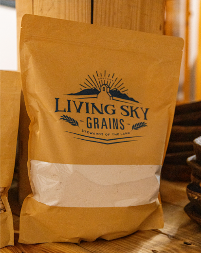 Hard White Wheat Flour 5 lbs Living Sky Grains