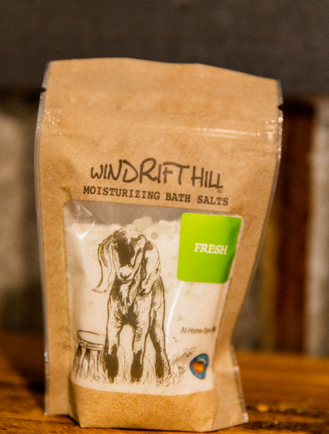 Fresh Moisturizing Bath Salt Packet - Windrifthill Goat Milk