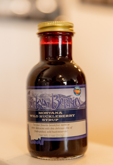 Montana Wild Huckleberry Syrup Becky's Berries