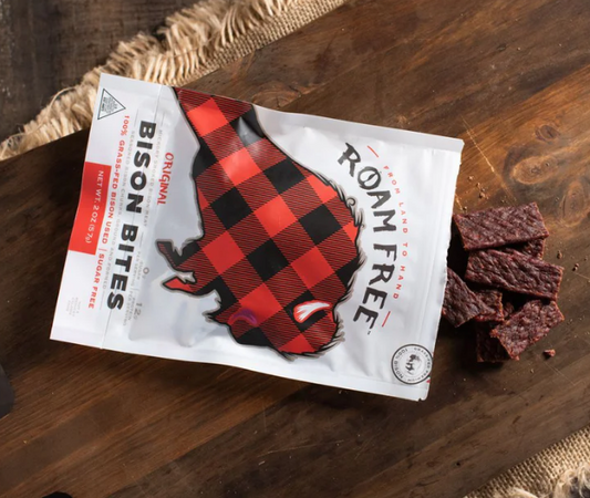 Bison Jerky Bites Original - Roam Bison