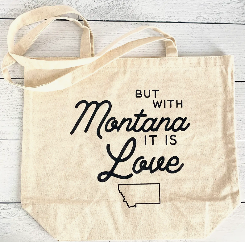 Montana Love Tote Bag Corvidae