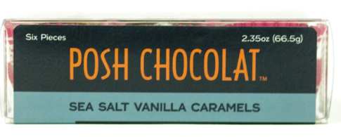 Sea Salt Vanilla Caramels - Posh Chocolate