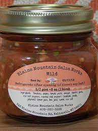 Mild Salsa - Blaine Mountain Salsa