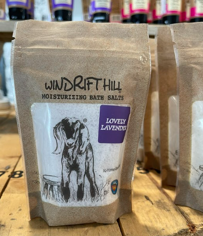 Lovely Lavender Moisturizing Bath Salt Packet - Windrifthill Goat Milk